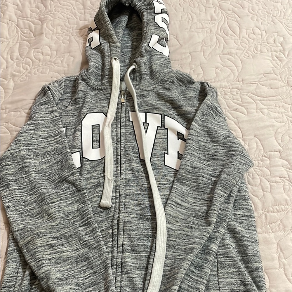 Reflex Kids Charcoal LOVE Hoodie